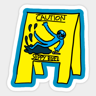 Slippy Bluee Sticker